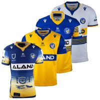 Australia 2021 Parramatta Eels Home Away Rugby Jersey INDIGENOUS Retro Version Casual Wear Polo Shirt Big Size 5Xl