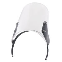 Clear Retro 7.5" Windshield Screen For Royal Enfield Classic 500CC Motorcycles Compact Sport Wind Deflector Accessories