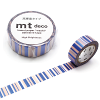 mt masking tape overlapped stripe (MT01D543) / เทปตกแต่งวาชิ รุ่นวาว ลาย overlapped stripe แบรนด์ KAMOI mt masking tape ประเทศญี่ปุ่น