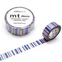 mt overlapped stripe MT01D543 เทปตกแต่ง วาชิเทป ลาย แถบทับซ้อน แบรนด์ KAMOI mt masking tape ประเทศญี่ปุ่น