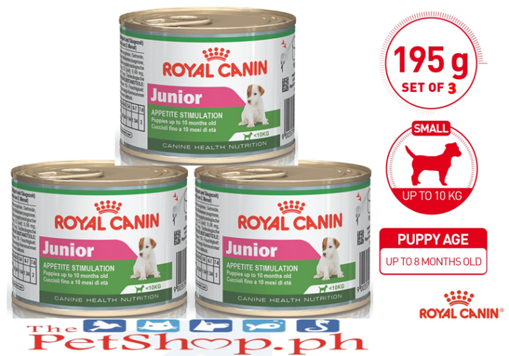 Royal canin junior appetite stimulation wet dog clearance food