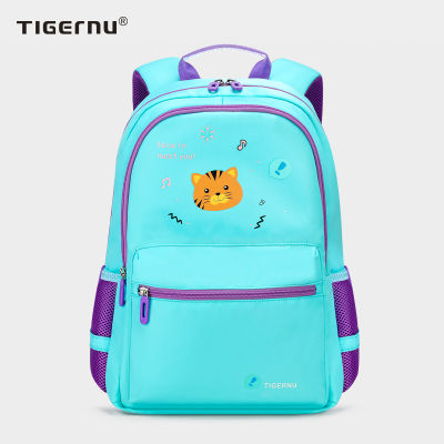 Tigernu Breathable น้ำหนักเด็กกระเป๋าเป้สะพายหลังหญิงโรงเรียนความจุสูงกระเป๋าเป้สะพายหลังกระเป๋าเด็กน่ารักกันน้ำ Mochila9016