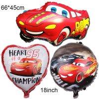 hyfvbujh♛✜♚  Lightning Mcqueen Foil Balloons Inch Birthday Supply Racing