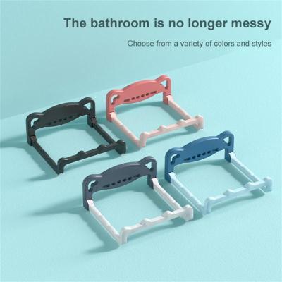 Basin Frame Household Wall-mounted Multifunctional Multiple Uses Traceless 2023 Toilet Shelf Pp High Quality Space Saving Basin Bathroom Counter Stora