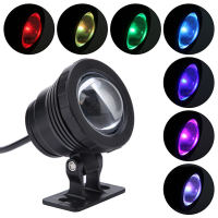 ไฟตู้ปลา led ไฟกันน้ำ 10W RGB กันน้ำหลายสีสำหรับสวนกลางแจ้ง ไฟใต้น้ำ LED RGB Underwater พร้อมรีโมทควบคุม ไฟสระน้ำ ไฟตกแต่งกันน้ำ โคมไฟกันน้ำ โคมไฟใต้น้ำ โคมไฟตกแต่ง