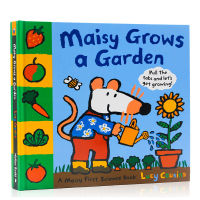 English original genuine mouse Bobos garden Maisy grows a garden hardcover Flip Book Plant cognition enlightenment childrens English Enlightenment picture book parent-child reading Lucy cousins