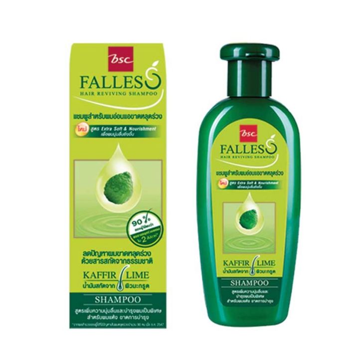 falles-hair-reviving-shampoo-180ml-เขียวอ่อน-สูตรสำหรับผมแห้ง-เพิ่มความนุ่มลื่นและบำรุงผมเป็นพิเศษ