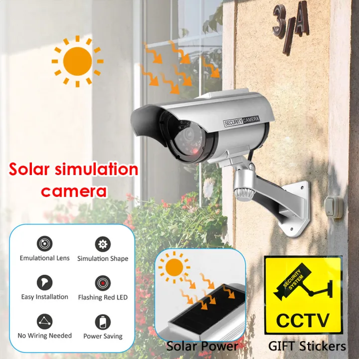 outdoor-solar-light-power-fake-camera-waterproof-security-lighting-led-for-home-path-garage-yard-garden-street-house-wall-lamp