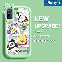 เคส Dienya สำหรับ OPPO A53 2020 4G A53s 4G เคส A11s รูป A32 A33 2020รูปการ์ตูนเมาส์เคสนิ่มกันกระแทกแบบใสแบบนิ่มสุดน่ารักสีสันสดใสเคสมือถือเคสกล้องสร้างสรรค์ฝาครอบป้องกัน