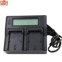 AC/DC LCD Dual Battery Charger For Sony NP-FV100 FV70 FV50 FH100 FH70 FH50 FP70