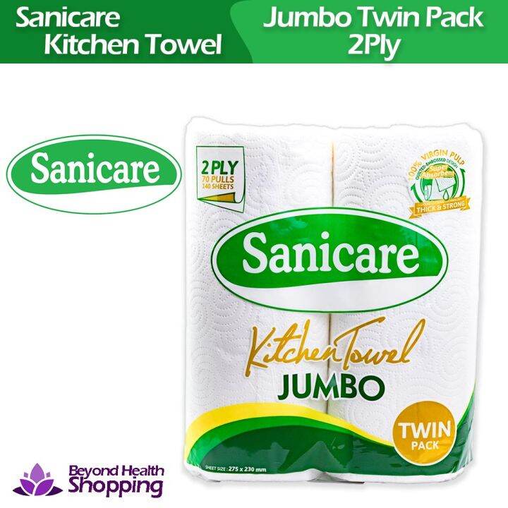 Sanicare Kitchen Towel Jumbo Twin Pack Lazada PH