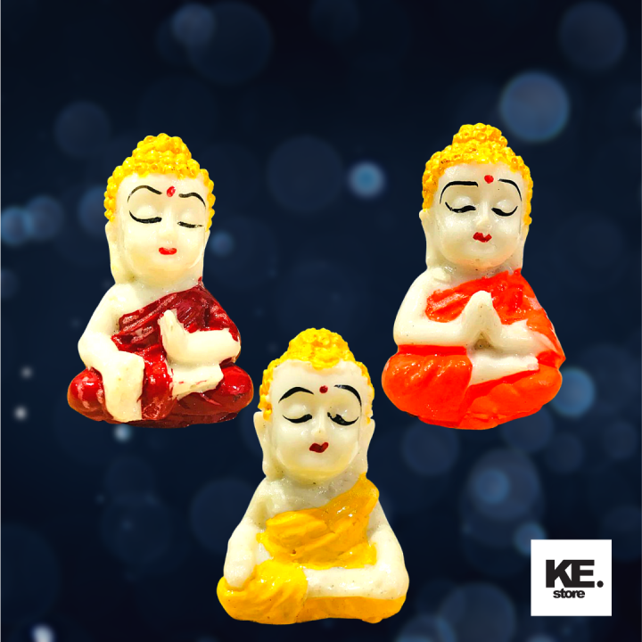 Cute Small Buddha Statue/Office Desk/ Home Decoration/KE312 Lazada