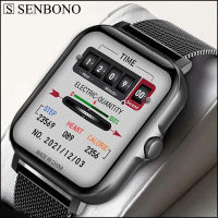 SENBONO  New Smart Watch Men Bluetooth Call IP67 Waterproof Monitor Sport Smartwatch or Android IOS Xiaomi