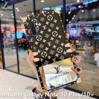 JieFieสำหรับSamsung Galaxy Note 10 Plus / Note10 + แฟชั่น Bling Glossy Softซิลิโคนกันชนสี่เหลี่ยมAnti-Dropเคสโทรศัพท์