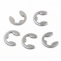 10-100pcs M1.2 M1.5 M2 M3 M3.5 M4 M5 M6 M7 M8 to M12 304 Stainless Steel E Clip Circlip Retaining Ring Washer for Shaft Fastener Coil Springs