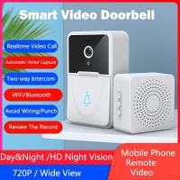 Wireless Doorbell WiFi Outdoor HD Camera Security Door Bell Night Vision Video Intercom Voice Change For Home Monitor Door Phone