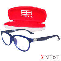 แว่นตา สำหรับตัดเลนส์ แว่นสายตา กรอบแว่นตา Fashion รุ่น X-Nurse 5192 กรอบเต็ม Rectangle ทรงรี ขาข้อต่อ วัสดุ TR 90  รับตัดเลนส์ทุกชนิด