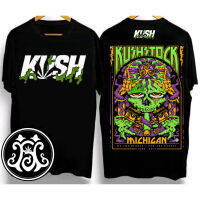 original KUSH เสื้อยืดสไตล์เรโทรสตรีท 100% ด้านบนเสื้อ oversize ลมยอดนิยม แขนสั้นลำลองผู้ชาย จัดส่งจากประเทศไทย พร้อมสำหรับการจัดส่ง