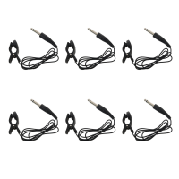 6X Black Universal Guitar Acoustic Clip on Pickup Piezo Contact Microphone