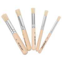 Paint Brush Brushes Wax Wood Wall Furniture Round Set Chalk Varnishes Stain Chalkboard Artis Detail Stencil Watercolor Template Drawing Painting Suppl