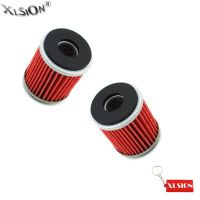 XLSION 2Pcs Oil Filters For Yamaha YZF 125 WR 125R 125X YZ 250 250F WR250 WR450F YZ250F YZ450F YFZ450 YFZ450R Raptor XT250X