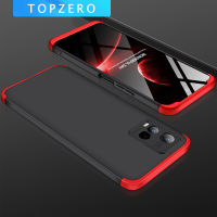 TOPZERO GKK สำหรับ Vivo Y21 Y21S Y33S ป้องกัน3 IN 1 Matte Hard กันกระแทกปกหลังกรณี