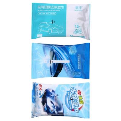 Car Wipes Interior Cleaning Glass Wash-Free Glass Oil Film Wet Wipes Wet Wipe Design Cleaning Tool for Car Window Windshield Other Glasses or Mirrors adaptable