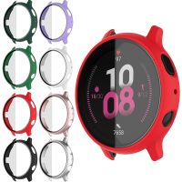 Case for Samsung Galaxy Watch Active 2 44mm 40mm Full Coverage Bumper Case Tempered Glass Protective Cover Screen Protector