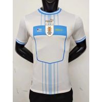 Top-quality Player: 22-23 Uruguay away white jersey S-XXL short-sleeved casual sports football shirt jersey AAA