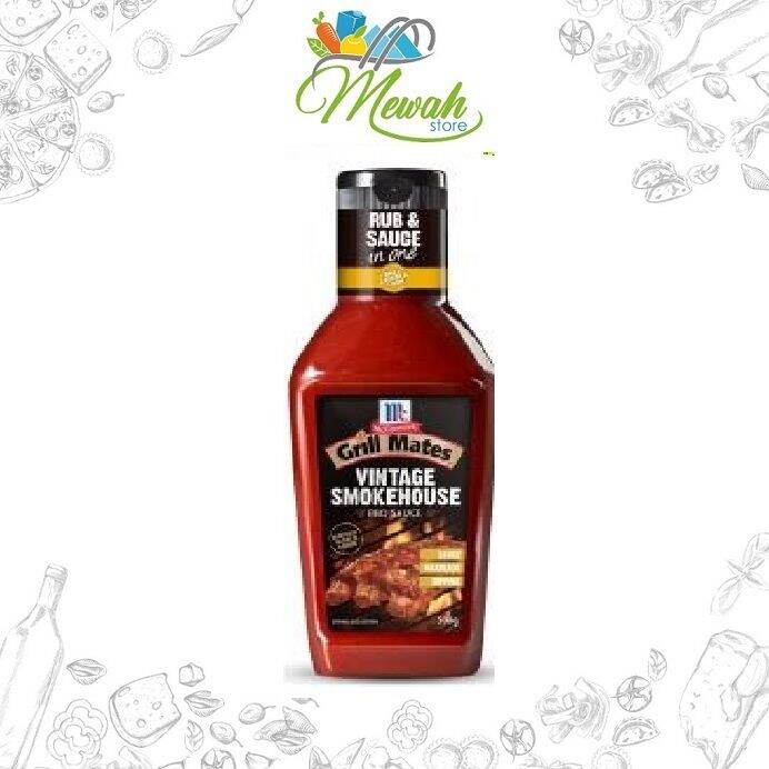 McCormick Grill Mates BBQ Sauces 500g Vintage Smoke House Lazada