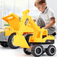Baby Classic Simulation Engineering Car Toy Excavator Model Tractor Toy Dump Truck Model Car Toy Mini for Boy Gift