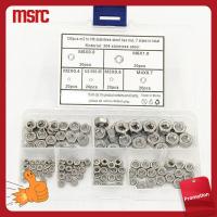 MSRC 120Pcs M2/M2.5/M3/M4/M5/ ชุดจัดประเภทน็อตหกเหลี่ยม 7ขนาด พร้อมกล่องเก็บของ ชุดน็อตหกเหลี่ยม ปรับเสร็จเรียบร้อย 304สแตนเลสสตีล น๊อตฮาร์ดแวร์ มืออาชีพด้านการ