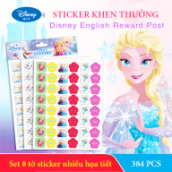Sticker khen thưởng cho bé set 8 tờ với 384 miếng dán nhiều họa tiết hoạt thumbnail