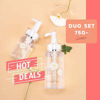 DUO SET สุดคุ้ม Kamomiru カモミール ผลิตภัณฑ์ทำความสะอาดจุดซ่อนเร้น 200ML+100 ML สูตรอ่อนโยนพิเศษ