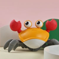 Induction Escape Crab Toddlers Toy Light Music Crawling Fun Toys For Children Educational Toys Rechargeable Birthday Gifts