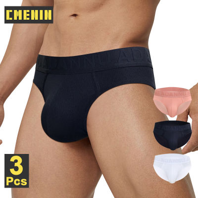CMENIN PUMP 3Pcs Cotton Man Underwear Brief Men Underpants Quick Dry Slip Panties Jockstrap Mens Briefs AD763