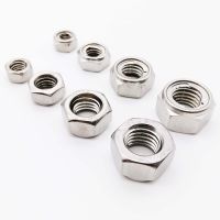 2/10pcs M3-M16 304 A2-70 Stainless Steel Prevailing Torque Type All Metal Insert Hex Hexagon Self Lock Nut Locknut DIN980 GB6184 Nails Screws Fastener