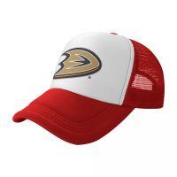 NHL Anaheim Ducks Mens Funny Trucker Hat Mesh Baseball Cap for Women Cap Great for Fishing Travel Mountaineering