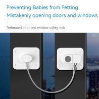 ❏♠ Children Baby Home Window Lock Strong Fixation Child Safety Lock Cabinet Refrigerator Door Lock Stainless Steel Cable Protectio