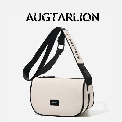 TOP₪ Augtarlion กระเป๋าสะพายไหล่ ทรงเมสเซนเจอร์ ขนาดเล็ก น้ําหนักเบา แฟชั่นยอดนิยม สําหรับผู้หญิง