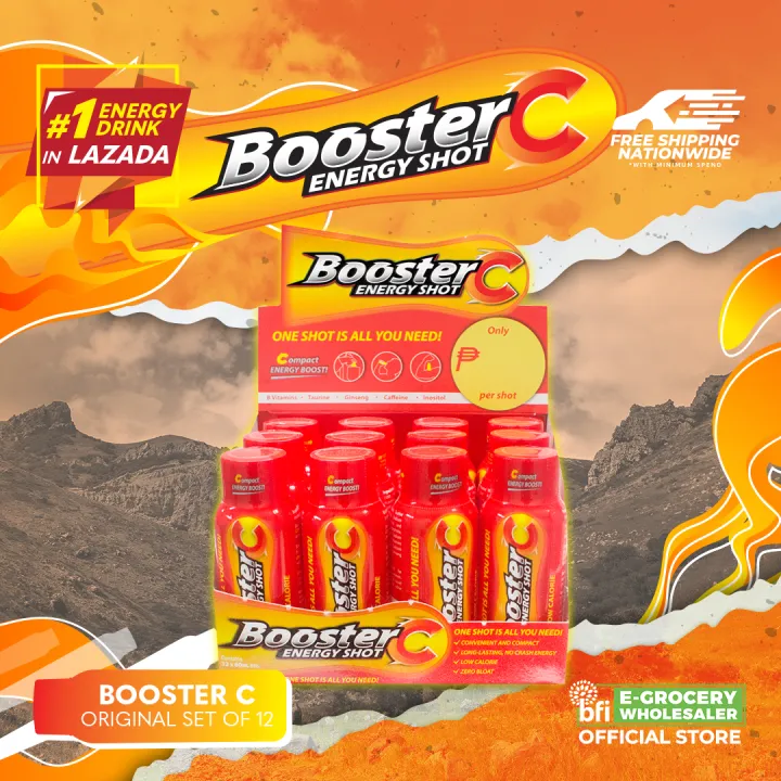 Booster c hotsell energy shot