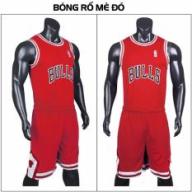 Quần áo bóng rổ chất lượng cao Bulls số 23 màu đỏ thumbnail