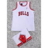 Quần áo bóng rổ Chicago Bulls NBA màu trắng