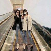 Chic Small Suit Jacket Female Spring Autumn All-Match Casual Korean Version Loose Influencer Classy Goddess Style