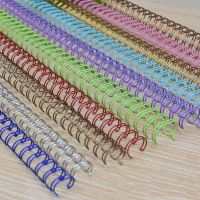 100pcs/50pcs Metal YO Double Coil Calendar Binding Coil Notebook Spring Book Ring Wire O Binding A4 Binders Double Wire Binding Note Books Pads