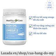 Viên uống Dầu cá Healthy Care Fish Oil Omega 3 1000mg 400 viên Dầu Cá Tự thumbnail