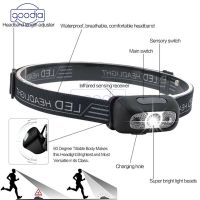 ღ[ IN STOCK]ღ Super Bright Waterproof Head Torch Headlight LED USB Rechargeable Headlamp