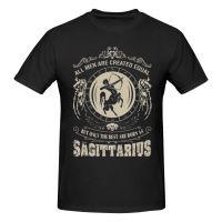 All Men Are Created Equal But Only The Best Are Born As Sagittarius Mens Casual O-Neck Short Sleeve T-Shirt