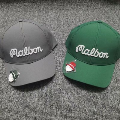 ❄❀ Japan and South Korea net red Malbon g olf cap new Korean version of quick-drying running outdoor sports baseball cap sun visor