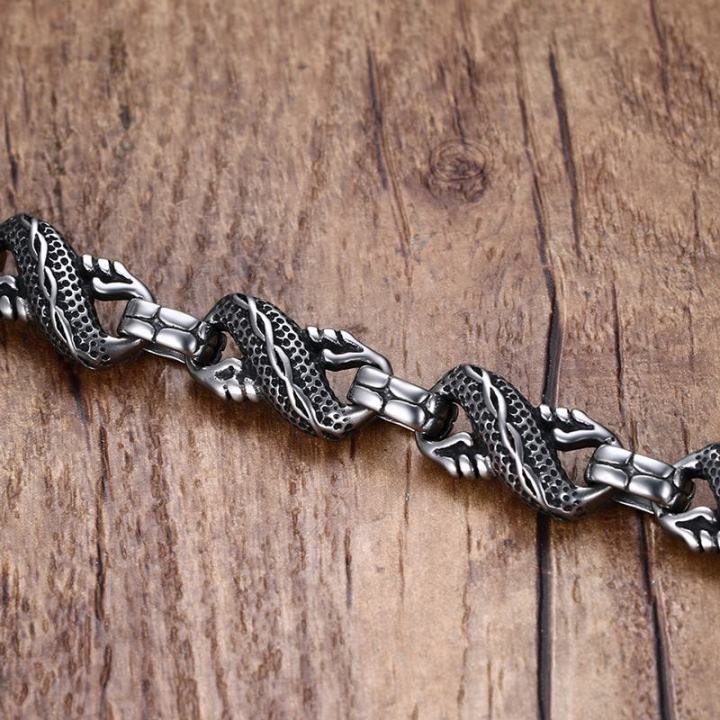 mens-dragon-themed-link-bracelet-with-toggle-clasp-color-men-punk-bileklik-stainless-steel-jewelry-pulseira-masculina